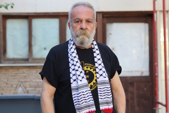 Μιχιάρ Εκτάμι, πρόεδρος της Ενωσης Παλαιστινίων Εργαζομένων στην Ελλάδα
